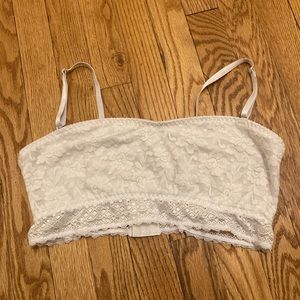 NWT Tart Intimates White Lace Bralette XL